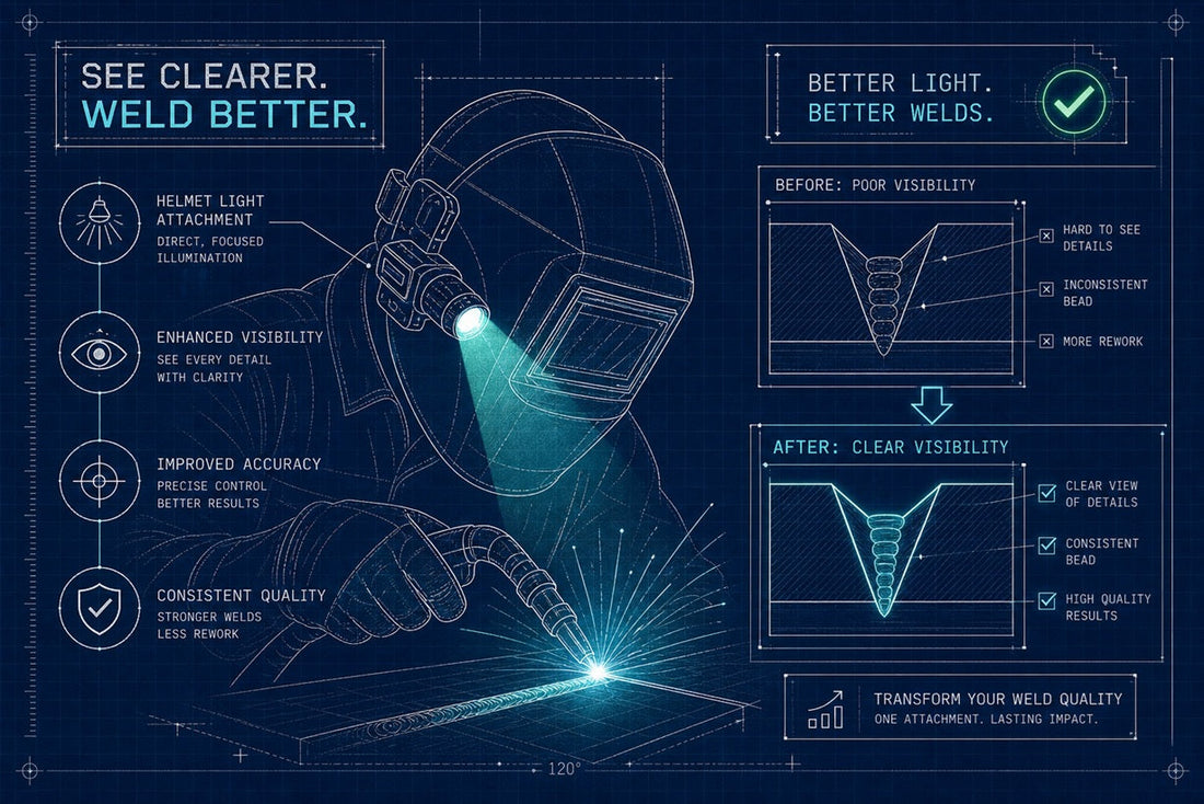 How the Right Helmet Light Attachment Can Transform Your Weld Quality